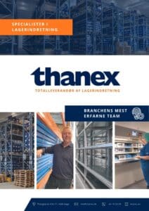 Thanex infobrochure om lagerindretning