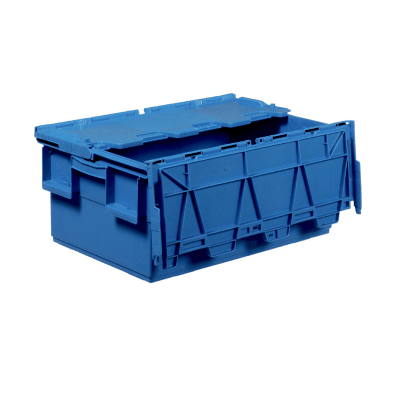 Integra 600x400x250 mm transportkasse blå fra Integra. integra transportkasse 600 x 400 x 250 mm. Transportkasse plast.