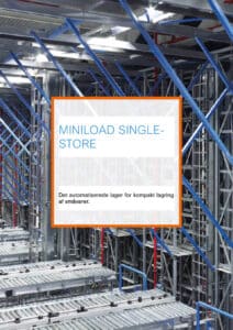 Miniload brochure om automatiseret lager